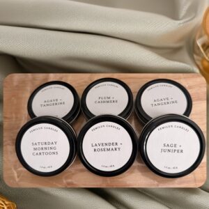 Travel Tin Candles