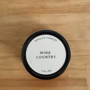 Wine Country Travel Tin
